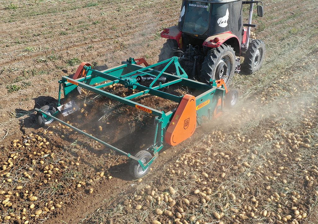 ABOLLO Heavy Duty 2-Row Potato Digging Machine Rear View || Abollo Agricultural Machinery