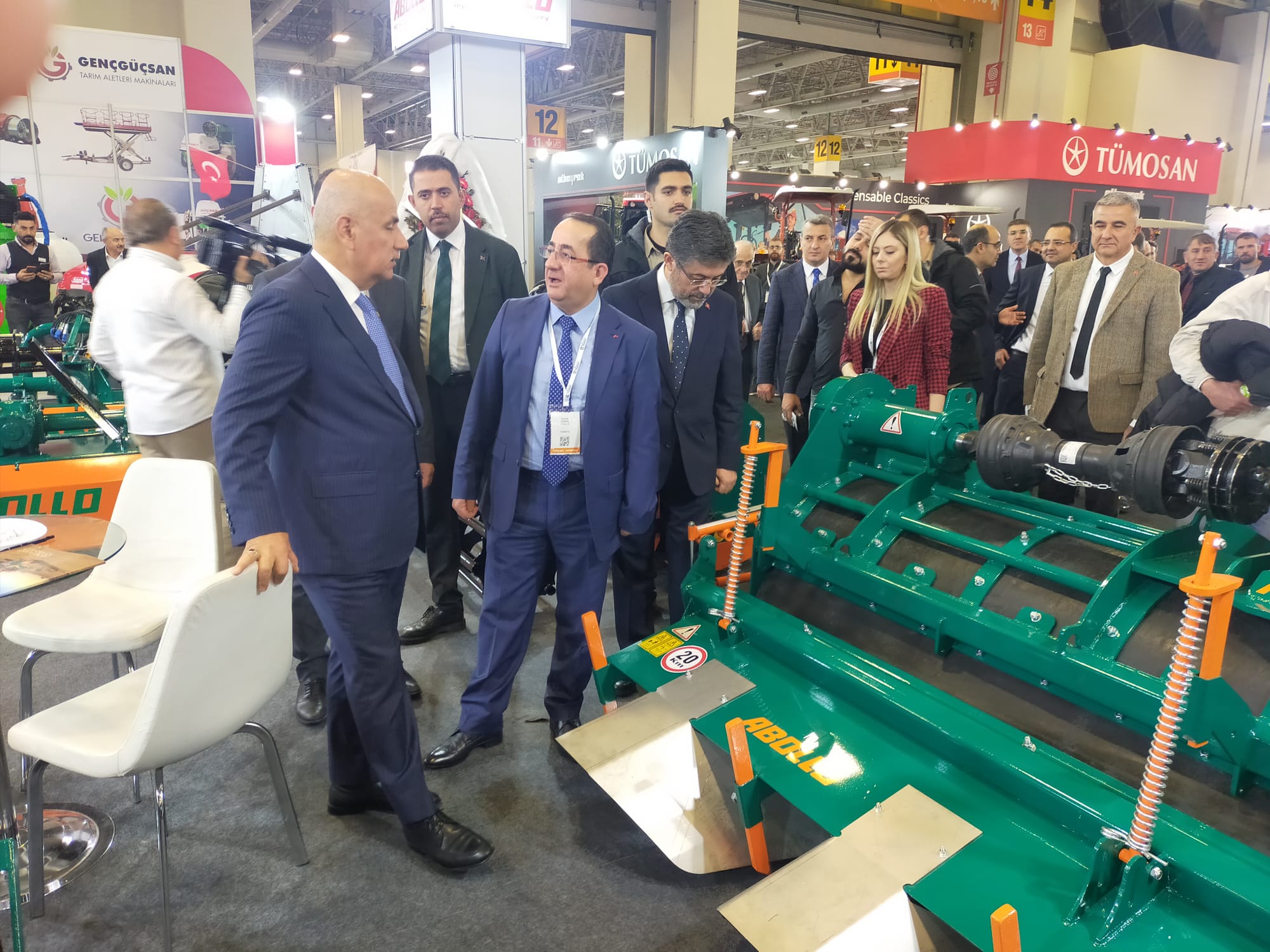 Minister of Agriculture Vahit Kirişci Visit at Agroshow Eurasia Agriculture Fair || Abollo Agricultural Machinery 