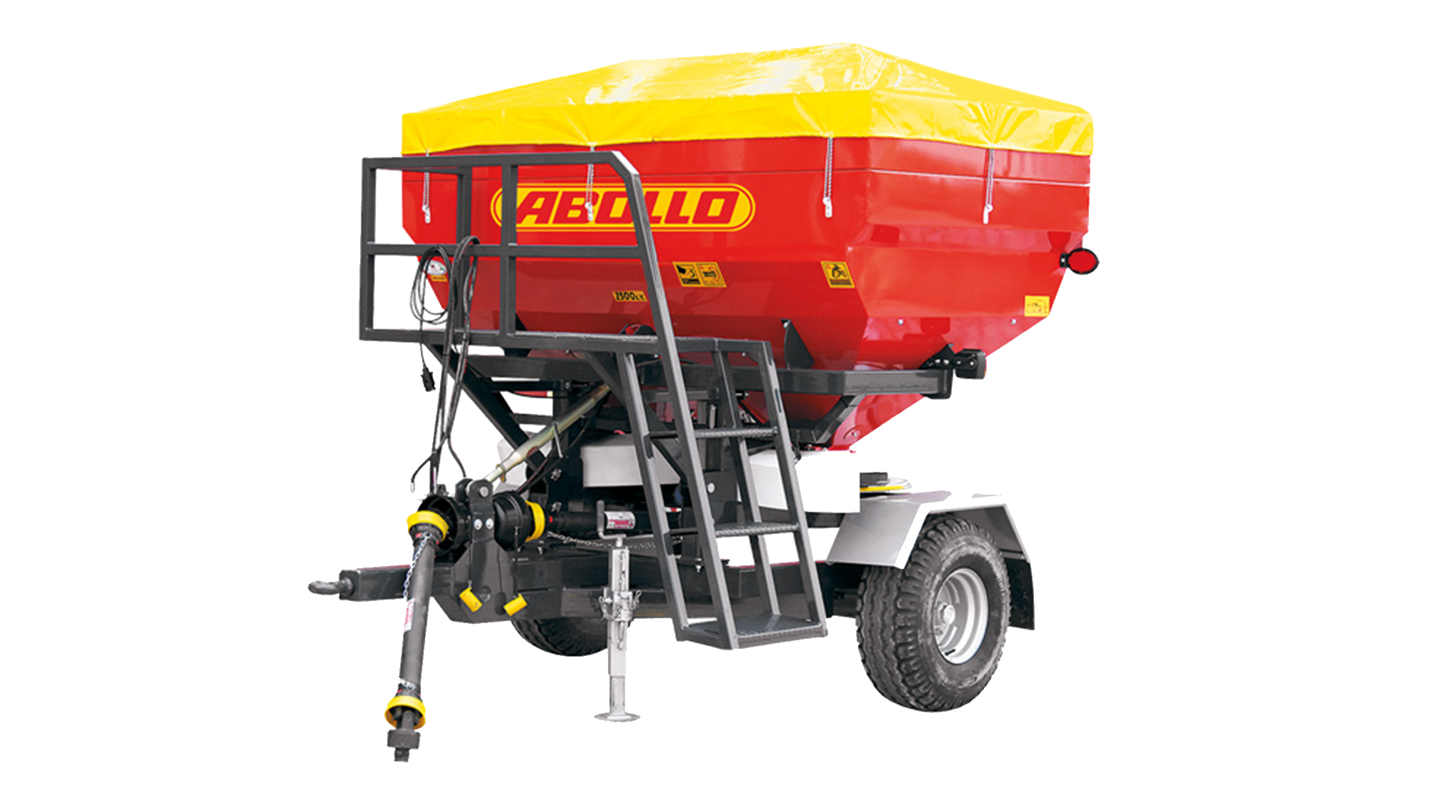 Fertilizer Spreader Trailed Twin Disc | Abollo Agricultural Machinery